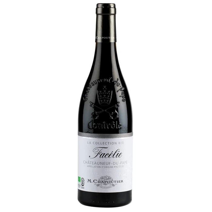 Chateauneuf-du-Pape Facelie Collection Bio M.Chapoutier 75cl - French Red Wine - Top-Rated